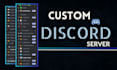 setup days discord server, minecraft discord server , create rust discord server