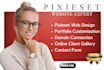 design pixieset website, setup client gallery