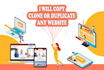 copy clone or duplicate any website