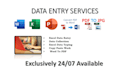 do easy data entry and data entry in one day