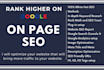 do wordpress onpage SEO and technical optimization with rank math and yoast