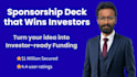 write and design sponsorship deck, investor pitch, brochure