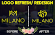 redesign, refresh, revamp, or edit your logo for a modern and professional look
