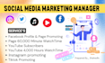 be your social media marketing manager