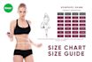 create branded size chart or size guide