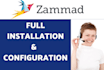 install and configure zammad on your server