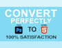 convert sketch to html CSS and PSD to html CSS responsive