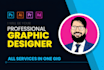 be your professional graphic designer for web and print
