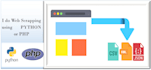 do web scrapping for any website with python or PHP
