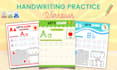 make custom tracing workbook, letters and numbers worksheets for kids