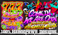 create a graffiti design for your tshirt and merchandise