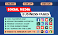create social media accounts for your business