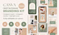 design a creative and elegant canva instagram branding kit