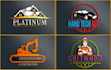 design construction, real estate, and property logo