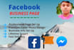 create a attractive facebook business page