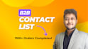 do expert targeted b2b leads and contact list building
