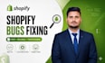 custom design shopify store, theme, shopfiy bug fix as shopify website developer