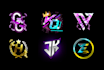 make esports letter gaming logo designs