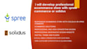 develop a professional spree commerce or solidus stores