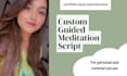 provide custom meditation script for commercial use