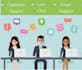 manage live chat and handle emails