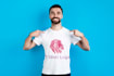 create flat unique custom t shirt logo designs