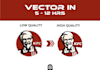 convert logo image recreate to vector trace