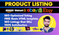 do ebay listing, ebay product listing, ebay lister, ebay product upload