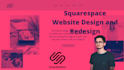 squarespace website design or redesign squarespace website