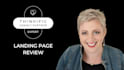 review your thinkific landing page