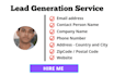 collect 1000 targeted valid and active email leads
