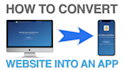 convert your website to mobile app with webview