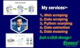 do web scraping, data extraction from any website
