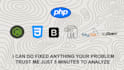 fix bugs in your case like php,mysql,javascript,jqury