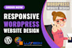 design wordpress website, customize website, fix issues
