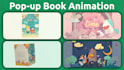 create an impressive pop up book animation