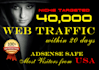 bring real USA targeted organic web traffic