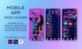 design mobile app UI screens for android and ios app design