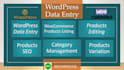 do wordpress data entry and woocommerce product listing