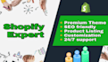 create professional shopify website and shopify store