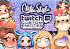create chibi twitch emotes or sub badges