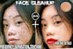frequency separation retouching in your images