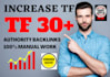 increase URL rate of majestic trust flow tf 30 plus majestic tf