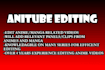edit your anime youtube videos