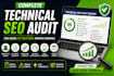 do a complete technical SEO audit and fix website issues