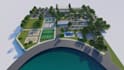 do urban master plan, community landscape park, sports club