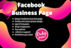 do facebook page creation and fb business page
