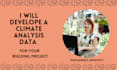 develope a climate analysis data for your building project