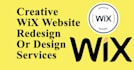 design and redesign wix website