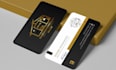 design a modern unique and elegant business card